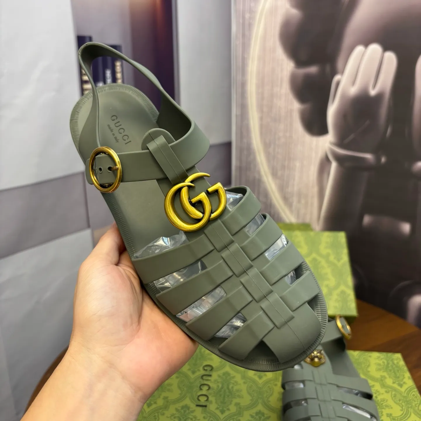 Men's shoes 260💰 [Gucci] Counter quality, top-quality original goods, real photos! Original TPU material, fine workmanship, comfortable; genuine 1:1 replica Size: 36 ~ 46